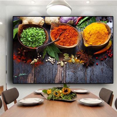 China Abstract Peppercorns Spices The Wall Art Pictures Painting Wall Art Kitchen Canvas Painting For Living Room Home Decor (No Frame) for sale