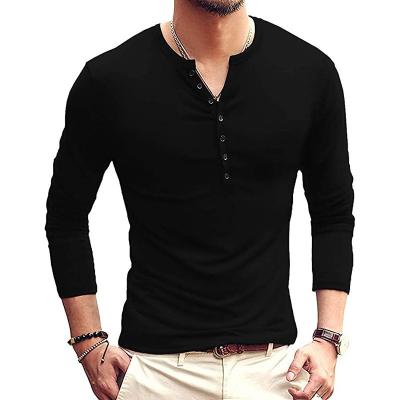 China Henry Short Sleeve Fashion Summer Anti-wrinkle Custom Logo Men's Basic Version Casual Slim Type T-shirt for sale