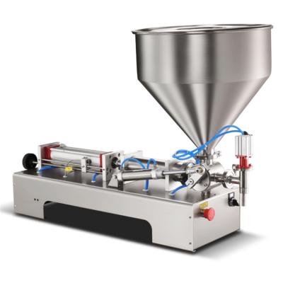 China Work Efficiently Liquid Paste Filling Machine Quantitative Single Head Stainless Steel Automatic Filling Machine for sale