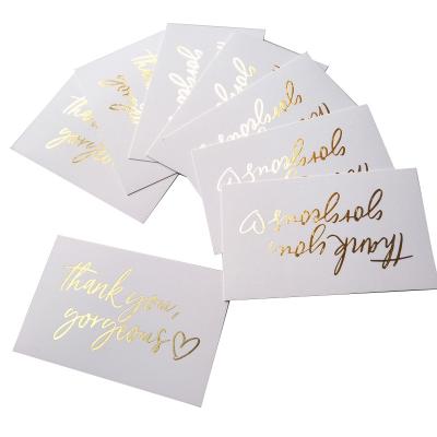 China Europe Fashion Printing Small Business Thank You Cards For Colleague for sale