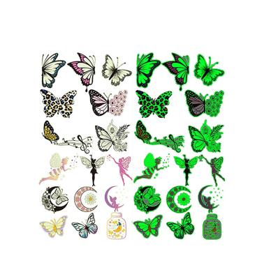 China Temporary Tattoo Stickers Luminous Temporary Tattoos Glow Paste On Face Arm Leg Body Sticker for sale