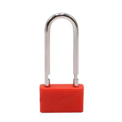 China PM-PD8101 Express Indicative Safety Plastic Safety Padlock Self-Locking Disposable Seals for sale