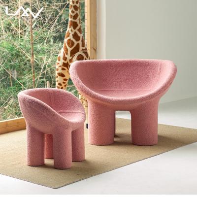 China Banded Ready To Board Modern Design Furniture Minimalist Around Fabric Roly Poly Chair Colorful Kids Elephant Chair for sale