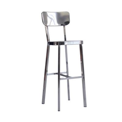 China Restaurant Bar Furniture Stainless Steel Kitchen Convertible Sillas De Bar Stainless Steel Bar Collated Umpire Chair for sale