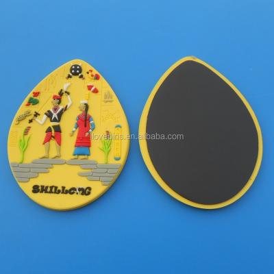 China World Shillong Souvenir Indian PVC Plastic Rubber Fridge Magnets for sale