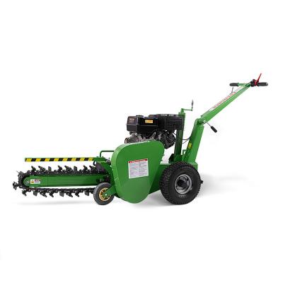 China OEM Factory Austter TCR1500 Type 15Hp Carbide Alloy Gasoline Engine Powered Mini Trencher Machine, Wide Trencher for sale