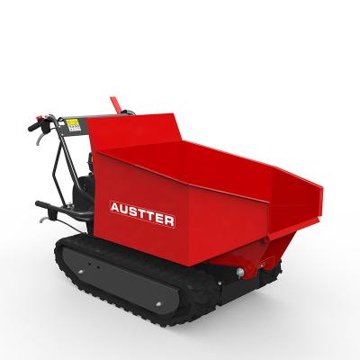 China Cultivate ISO9001 Certified Austter 500Kg Gasoline Engine Powered Mini Crawler Loader Dumper for sale