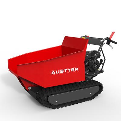 China Hot Selling 500Kg Farms D50MA Austter Loading 212CC Gasoline Powered Mini Crawler Dumper With Euro-V Stage And EPA for sale