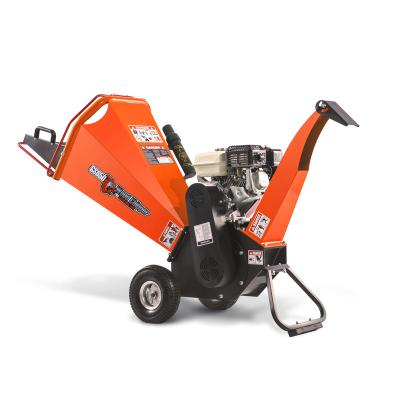 China Farms TUV Rhineland (MD/EMC/NOISE) CE Approved 6.5HP Gasoline Engine Powered ATV Towable Small Branch Wood Shredder for sale