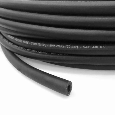 China Soft Black Automotive Fuel Line SAE j30 r6 1/8