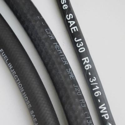 China Black Soft Automotive Fuel Line SAE j30 r6 1/8