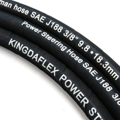 China Black SAE j188 Hose Pressure Power Steering Hose Line For Automotive Car 3/8