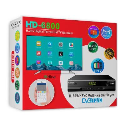 China Newcomer FULL HD H.265 DVB-T2 C TV Combo Receiver With RJ45 Support Youtube IPTV M3U For Italy France Spain FTA Set Top Box S for sale