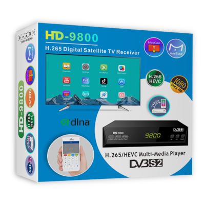 China Full Hd New Arrival H.265 HEVC Digital Satellite TV Receiver Support USB RJ45 WIFI Youtube MeeCast USB IPTV (M3U) FTA Set Top Box for sale