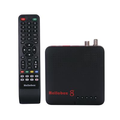 China New Arrival Hellobox 8 Build-in WIFI Auto-PowerVu T2 Auto-Biss Hellobox 8 Support 3G 4G Full HD 1080P HEVC DVB S2 S2X for sale