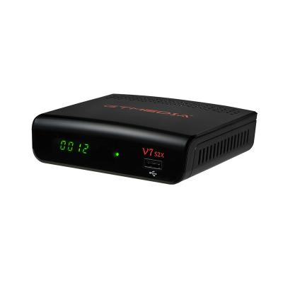 China Media V7 S2X, V7S HD update CCCAM/NEWCAM/PATCH dvb s2x receiver GT version, H.265 DVB S2X receiver support youtube iptv support cccam newcam for sale