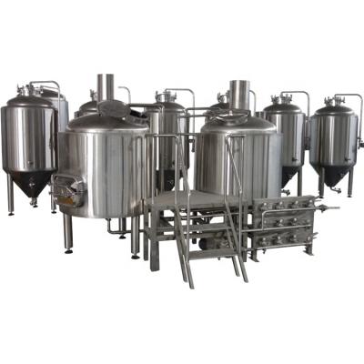 China Hotels 600l Micro Pub Brewery Beer Making Machine Brewhouse System Turnkey Beer Brewing System for sale