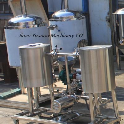 China Beer Brewing 304 Stainless Steel Materials 100l Conical Beer Fermenter Micro Brewery Equipment for sale