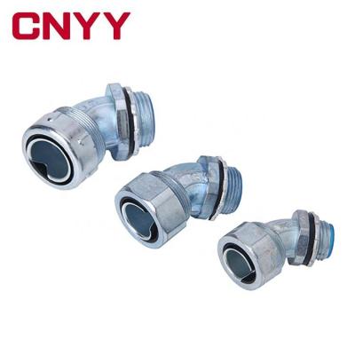 China ACF Part Thickened Brass Nickel Plated Zinc Alloy Or Chrome Plated Metal Pipe Connector For 8MM Flexible Hose for sale