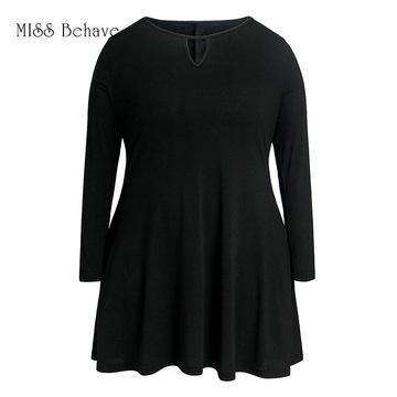 China Sweetwoo Autumn/Winter Long Sleeve Elegant Dress Anti-Static Plus Size Dress for sale