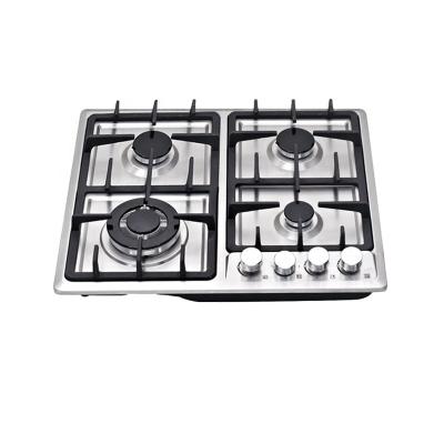 China Hotel Jiaye Built in Gas Hob Sabaf Style 4 Flame Burners Gas Hob Stainless Steel Gas Stove for sale