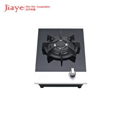 China Hotel CE Certificate Hot Selling Built In Single Panel LPG/NG Double Burner Tempered Glass Fuel Gas Cooker for sale