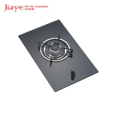 China Hotel CE Certificate Hot Selling Built In Single Burner Tempered Glass Panel LPG/NG Fuel Gas Double Hob for sale