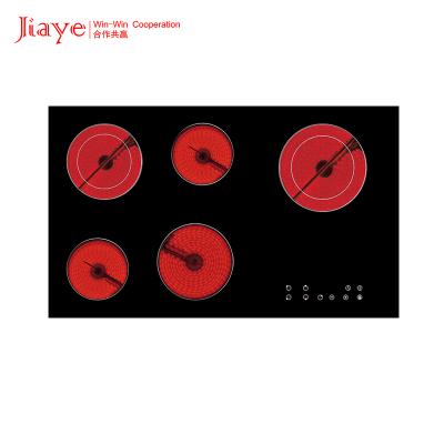 China Hotel CE CB Certificate Hot Sale 5 Zones Heating Touch Control Built In Ceramic Hob Electric Hobs for sale