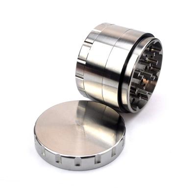 China Original High End Metal Grinders 2.5inch 4layers Herb Grinder For Smoking 100% Stainless Steel Color Stainless Steel VA for sale