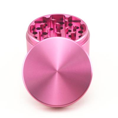 China Grinding Grinder Herb Tobacco Smoking Grinders Pink 2020 new tobacco weed with gift box packing and scraper for sale