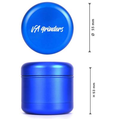 China VA CNC Aluminum Herb Grinder Smoking Accessories Grinders with Free Logo and Gift Box for sale