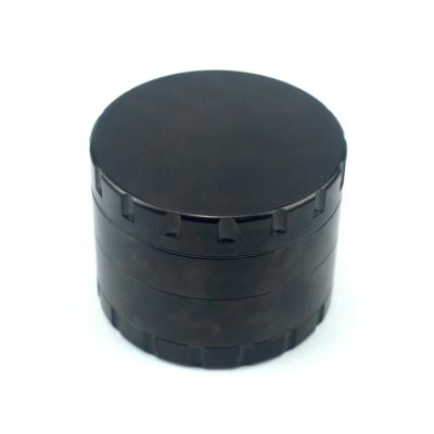 China 100% New Design 63mm Stainless Steel 4part Grinders 63mm High Quality Black Herb Grinder For Smoking 100% Stainless Steel for sale