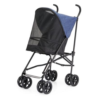 China High Quality Durable Folding Four Wheel Travel Carrier Cart Pet Stroller for Dogs and Cat for sale