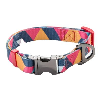 China Customized Viable Factory Direct Polyester Fashion Retractable Soft Dog Collar Viable for sale