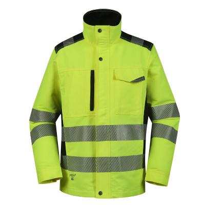 China OEM 100%polyester shell men's hivis waterproof windproof jacket OEM logo food QUICK DRY custom delivery outdoor sports for sale