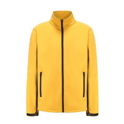 China 100%Polyester Softshell Soft Shell Outdoor Sports Food Delivery OEM Logo Service Jacket Men's QUICK DRY Soft Waterproof Custom Made for sale