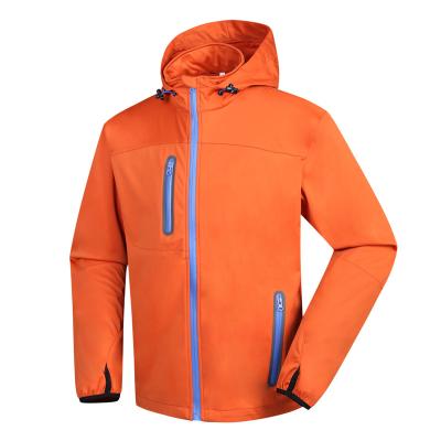 China OEM QUICK DRY custom delivery outdoor sports increasing workwear running softshell rain anorak softshell uniform jacket for sale