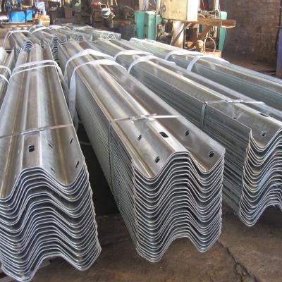 China Q235 Steel Hot Dip Galvanized Steel Road Barriers Road Guard Rail For Sale for sale