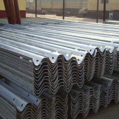 China Q235B Or Q345 HDG Guardrail Galvanized Guardrail Traffic Safety Two Wave for sale