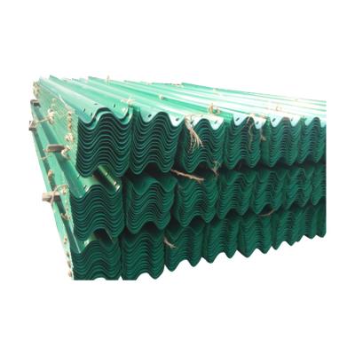 China Professional HDG factory ensures low cost per foot road guardrail two waves/W beam for sale