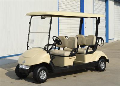 Cina Carrozzino elettrico di golf dei carretti di golf di Seater del risparmio energetico 4 con potenza della batteria in vendita