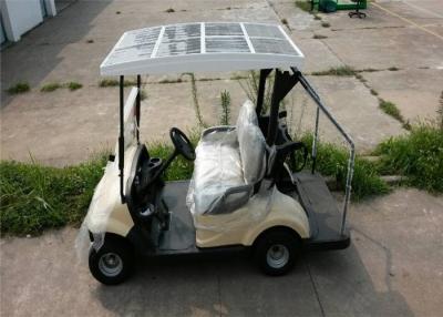 China Funcionamiento de la alta seguridad del motor de la batería 3KW DC de los carros de golf de Seater del panel solar 2 48V en venta