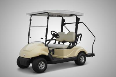 China Pure Electric 2 Seater Electrical Golf Carts 4 Wheel With Solar Panel Roof 300w for sale