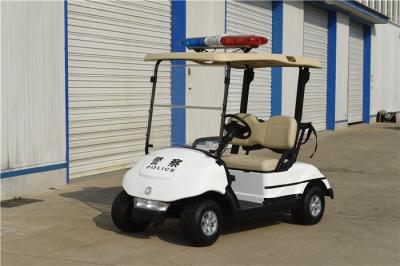 China White Two Seat Golf Carts Police Electric Patrol Vehicle For Security Patrol for sale