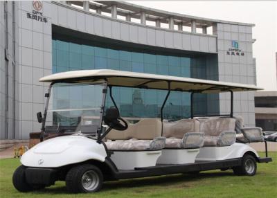 China White 8 Seater Electric Car Golf Car With Plastic Bodywork With CE For Hotel / Resort for sale