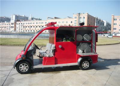 China Small 48V Battery 2 Seats Electric Fire Truck With CE For Fire Fighting for sale