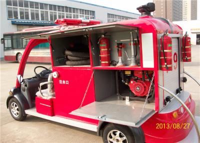 China High End 2 Seater Electric Utility Vehicle / Electric Fire Truck With Serching Light For Fire Fighting for sale