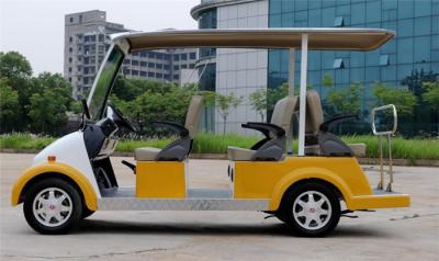 China 6 Seats 3KW DC Motor Electric Tour Bus With Fiberglass Roof Humanized Design for sale