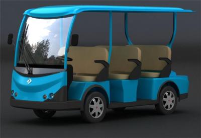 China Comfortable Street Legal 8 Seater Electric Car / 8 Person Golf Cart Battery Operated for sale