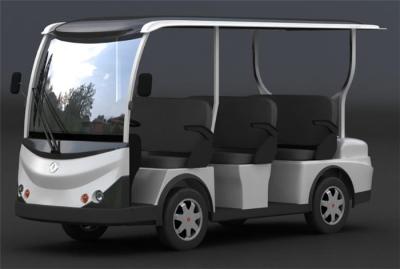 China High End 5.0KW Motor Electric Shuttle Car / Tour Bus For Eight Passengers for sale